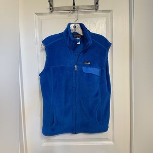 Patagonia retool vest womens large royal blue